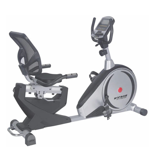 Viva Fitness KH-652 Magnetic Recumbent Bike | 7 KG Flywheel Exercise Bike for Home Fitness | Premium Indoor Cardio Bike