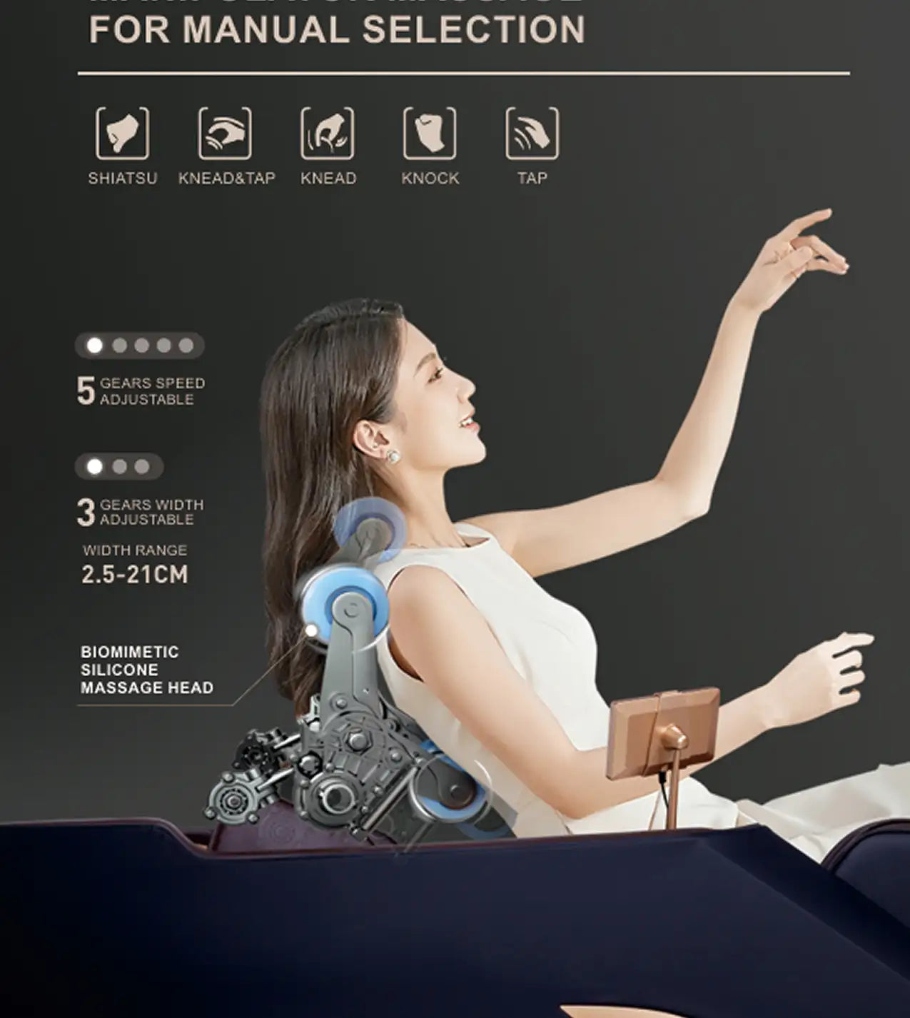 A92 Full Body Massage Chair | Zero Gravity Smart Massage Chair with Air Compression Therapy