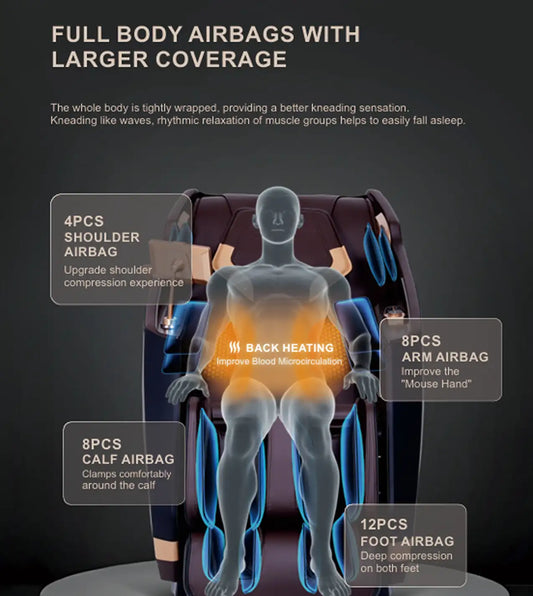 A92 Full Body Massage Chair | Zero Gravity Smart Massage Chair with Air Compression Therapy