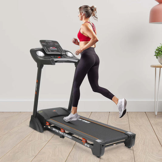 Viva Fitness T-245 DC Motorized Treadmill | 4.5 HP Folding Treadmill with Auto Incline, MP3 Speakers & Body Fat Analyzer
