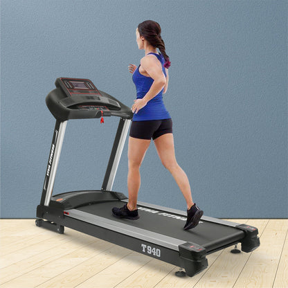 Viva Fitness T-940 AC Motorized Treadmill | 6 HP Commercial Treadmill with 20% Auto Incline, Bluetooth, Kinomap & 24 km/h Speed