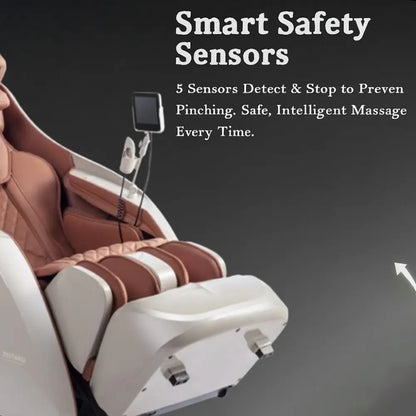 A201 4D Ultra Luxury Massage Chair | AI Zero Gravity Full Body Massage Chair with 41 Auto Programs & Hot Compress