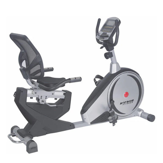 Viva Fitness KH-652 Magnetic Recumbent Bike | 7 KG Flywheel Exercise Bike for Home Fitness | Premium Indoor Cardio Bike