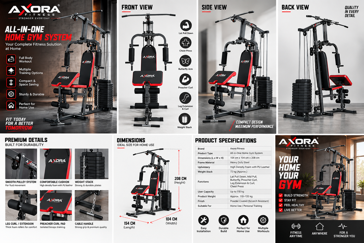 Home gym Axora Fitness India