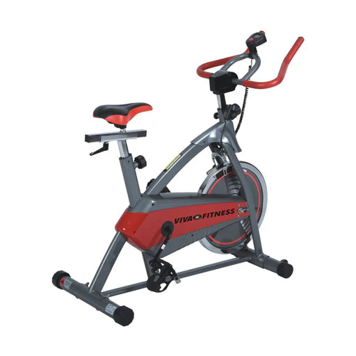 Viva Fitness KH-140 Group Bike with Stainless Steel Flywheel & Variable Resistance | Indoor Cycling Spin Bike