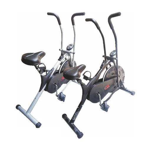 Viva Fitness KH-245 Air Bike with Pulse Monitor & Adjustable Resistance | Home Exercise Bike