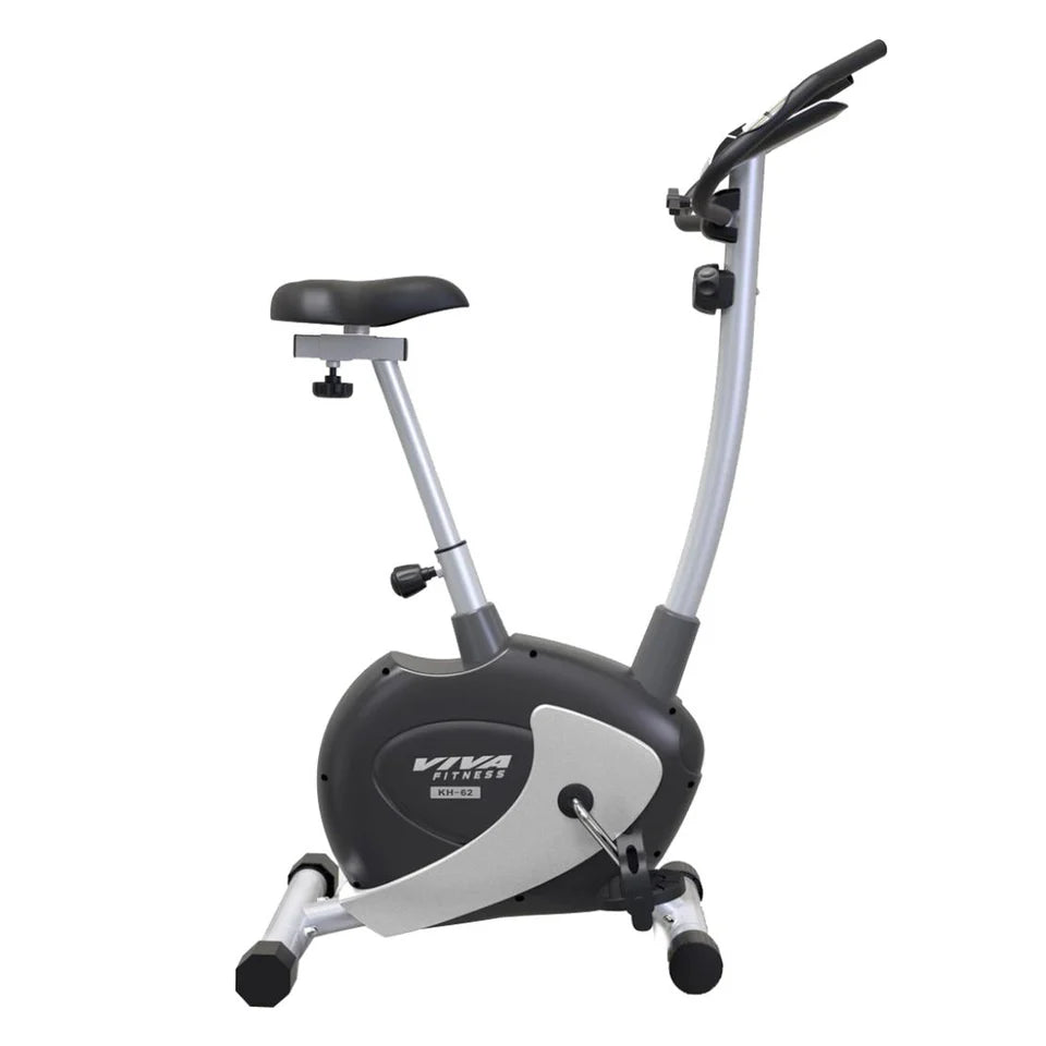 Viva Fitness KH-62 Magnetic Exercise Bike | 4 KG Flywheel Upright Exercise Bike for Home Gym | Adjustable Magnetic Fitness Bike