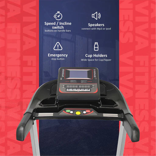 Viva Fitness T-905 Motorized Treadmill for Home & Commercial Use | 5 HP AC Motor