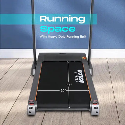 Viva Fitness T-148 DC Motorized Treadmill for Home Use | Auto Incline Running Machine Axora Fitness