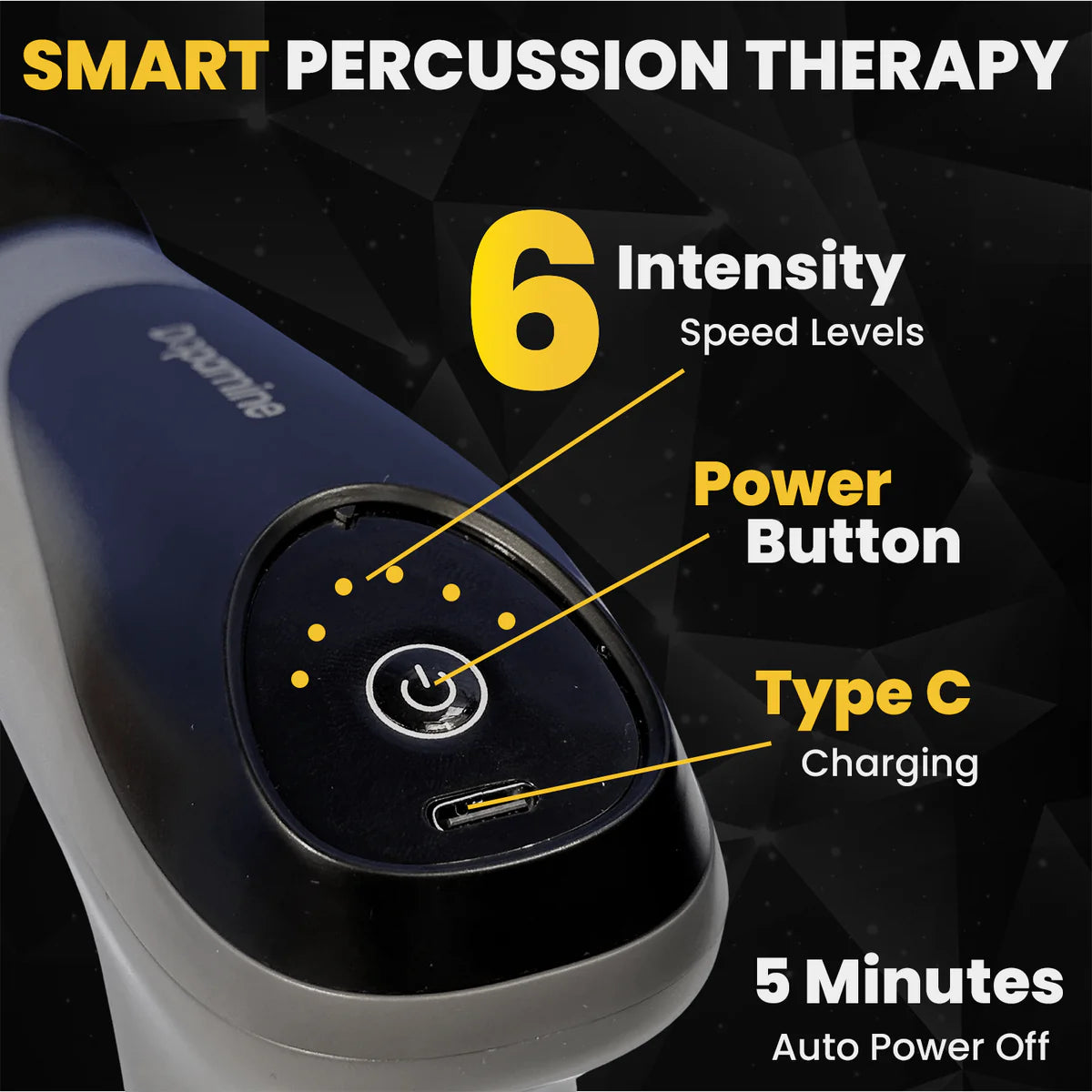 Massage Gun Pulse Therapy Pro | Smart Percussion Massage Gun for Deep Tissue Muscle Recovery