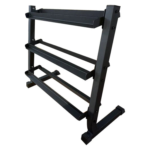 Viva Fitness KH-215 Three Tier Dumbbell Rack | Heavy Duty Dumbbell Storage Stand for Home & Commercial Gym